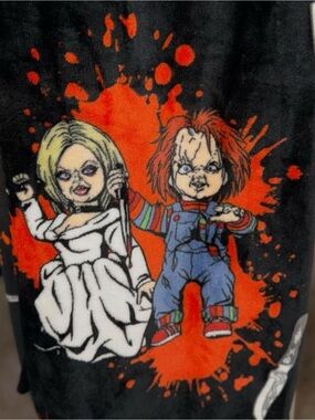 Bride of Chucky Licensed Horror Throw Blanket